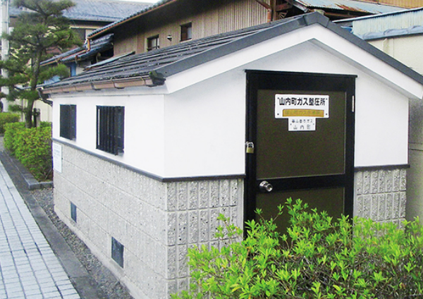 城下町らしい趣の整圧所